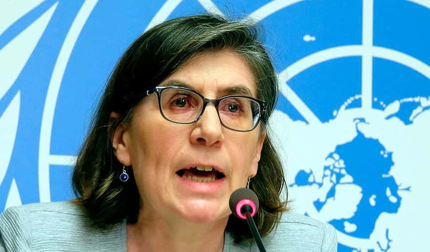 Elizabeth Throssell. Foto: ONU.