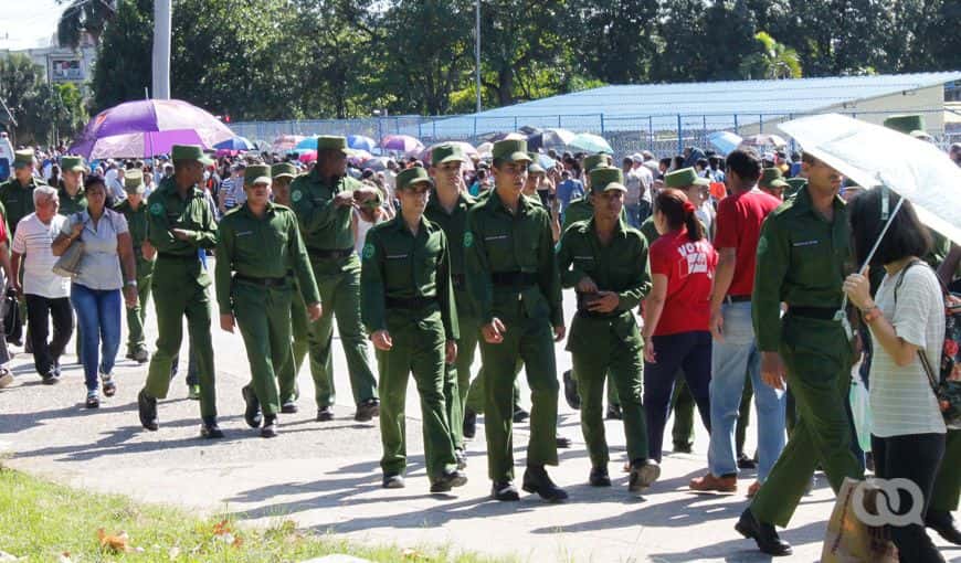El reclutamiento obligatorio de niños sí ocurre en Cuba porque niños son todas las personas menores de 18 años a los efectos de la Convención sobre los Derechos del Niño. Foto: Yandry Fernández.