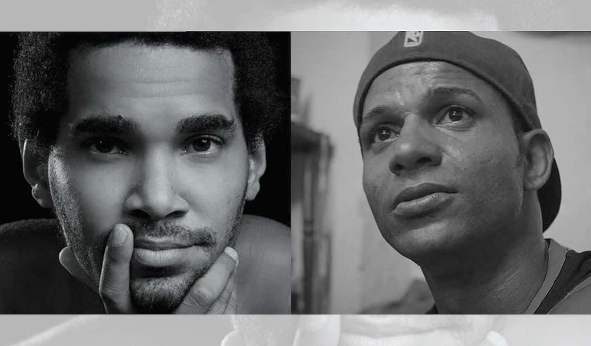 Luis Manuel Otero y Maykel Osorbo. Fotos: tomadas de "Diario de Cuba" e "Infobae".