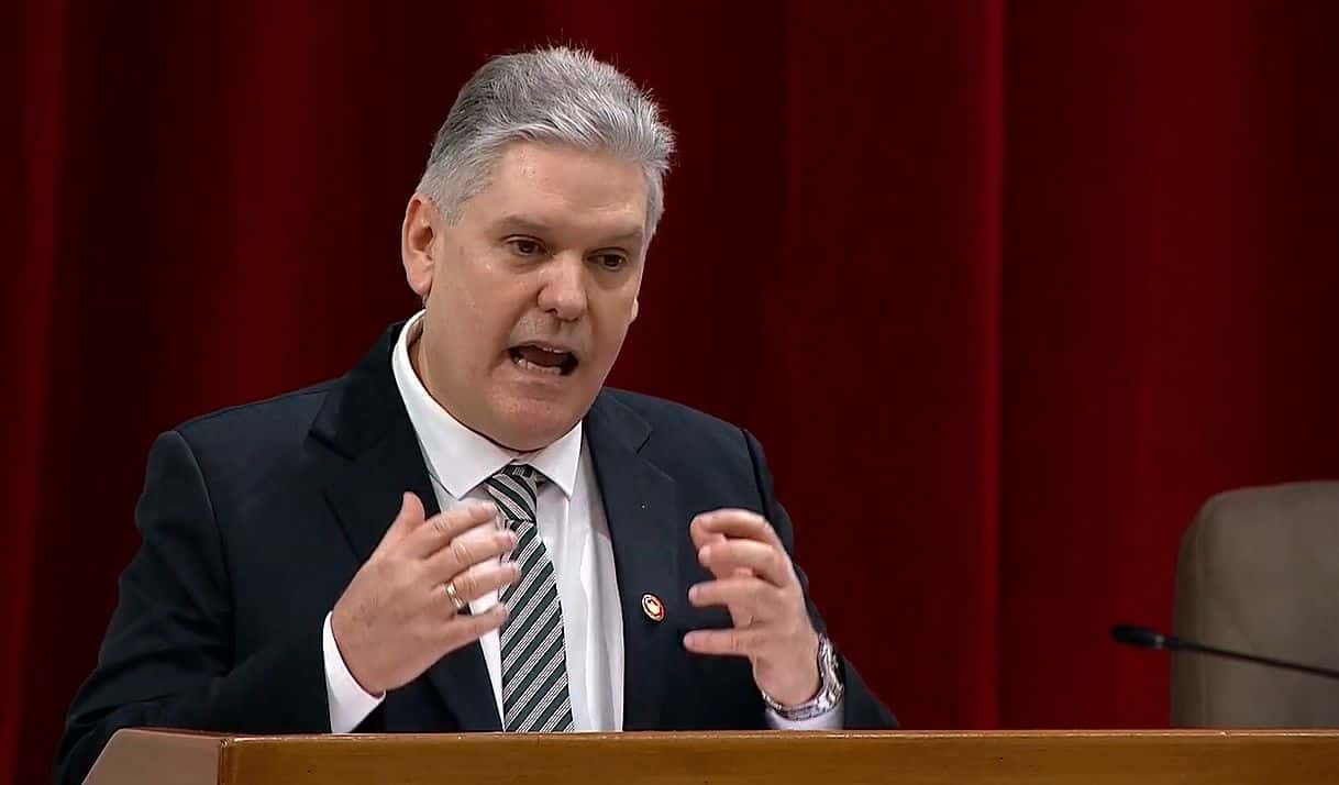 Alejandro Gil, ministro de Economía y Planificación y viceprimer ministro cubano. Foto: captura de pantalla.