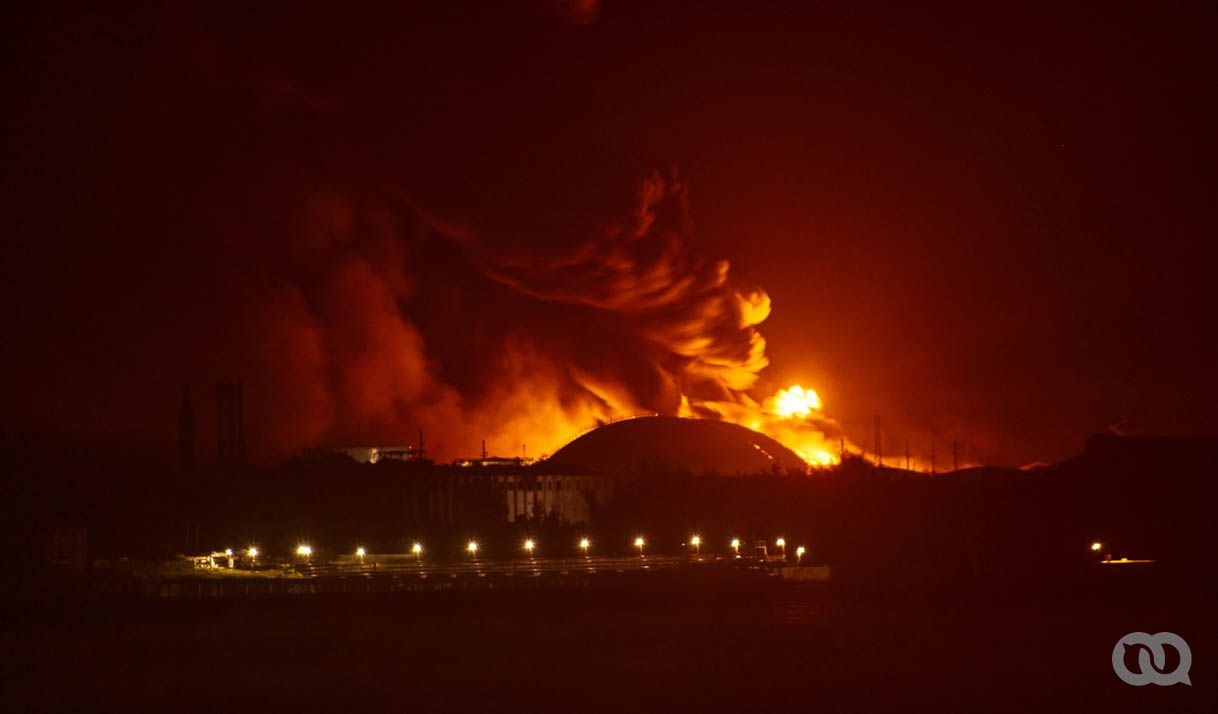 Incendio en la Base de Supertanqueros de Matanzas