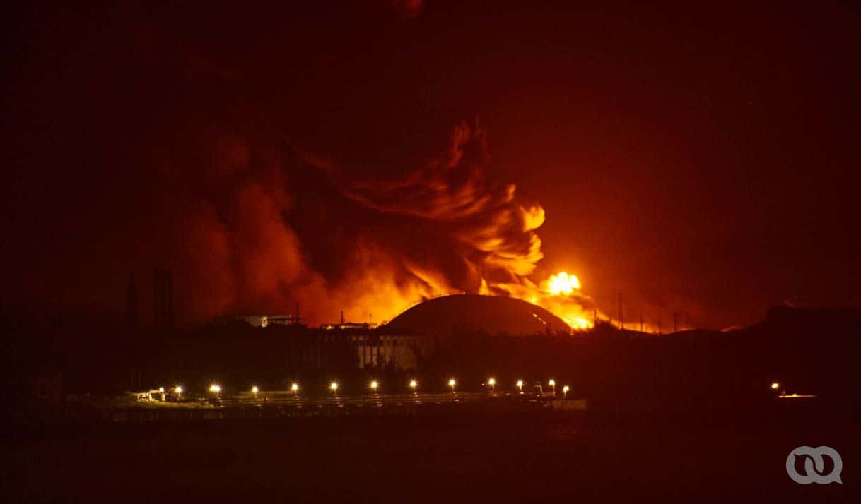 Incendio en la Base de Supertanqueros de Matanzas 