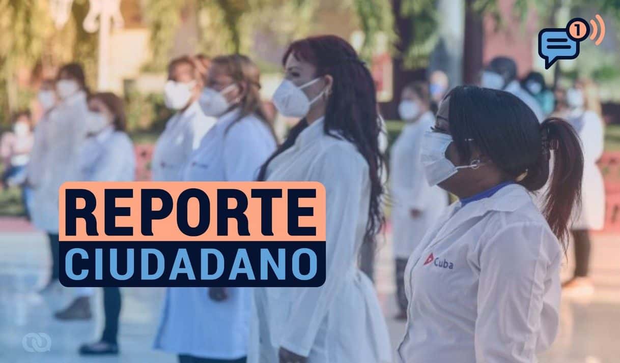 Médicos cubanos protestan por carga retenida en el puerto

