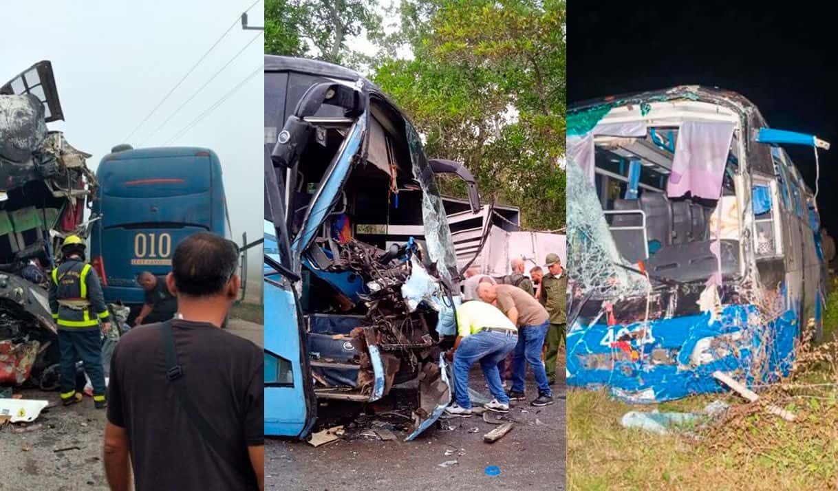 Cinco accidentes masivos y 21 fallecidos en Cuba en enero de 2025
