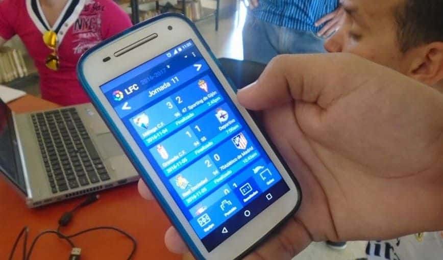 Sigue las ligas de fútbol con una App offline