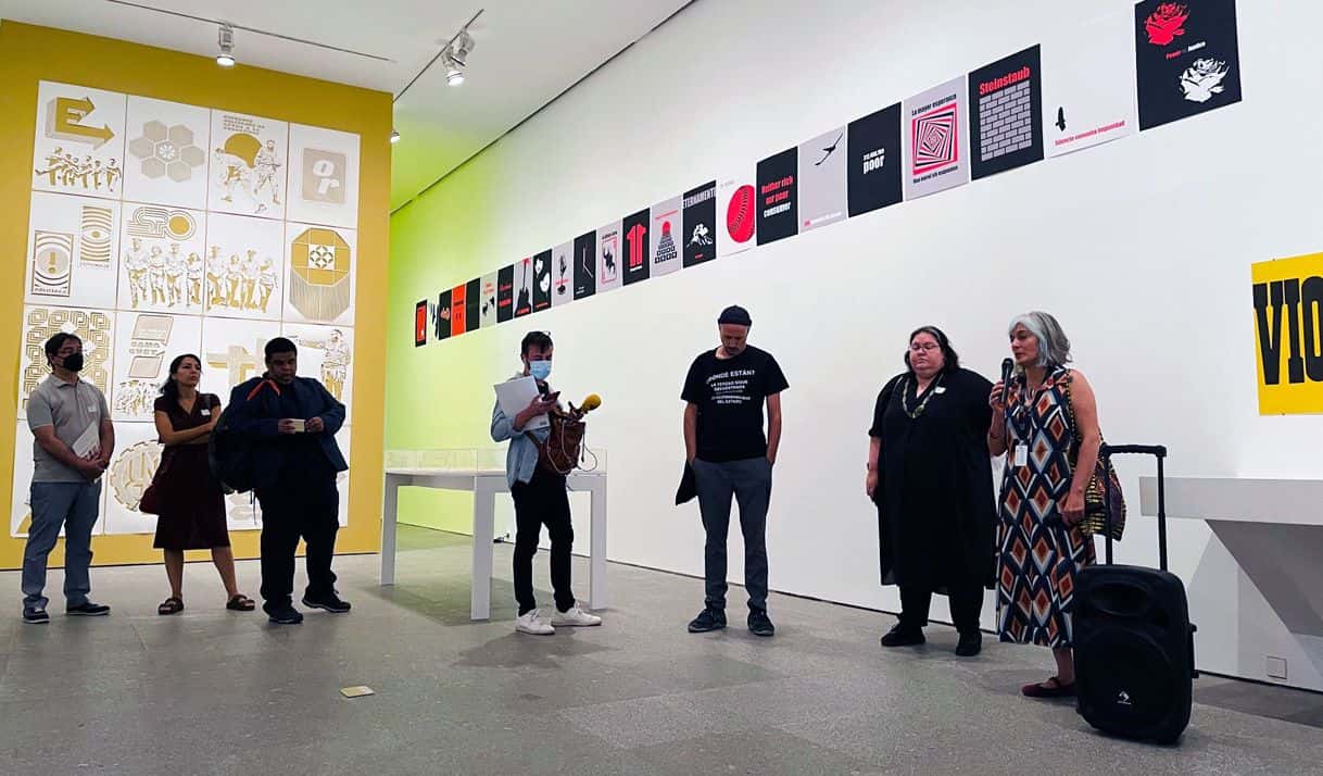 Parte del espacio dedicado a Cuba en exposición del Museo Reina Sofía de Madrid. Foto: Tomada de la página de Facebook del Museo Reina Sofía. 