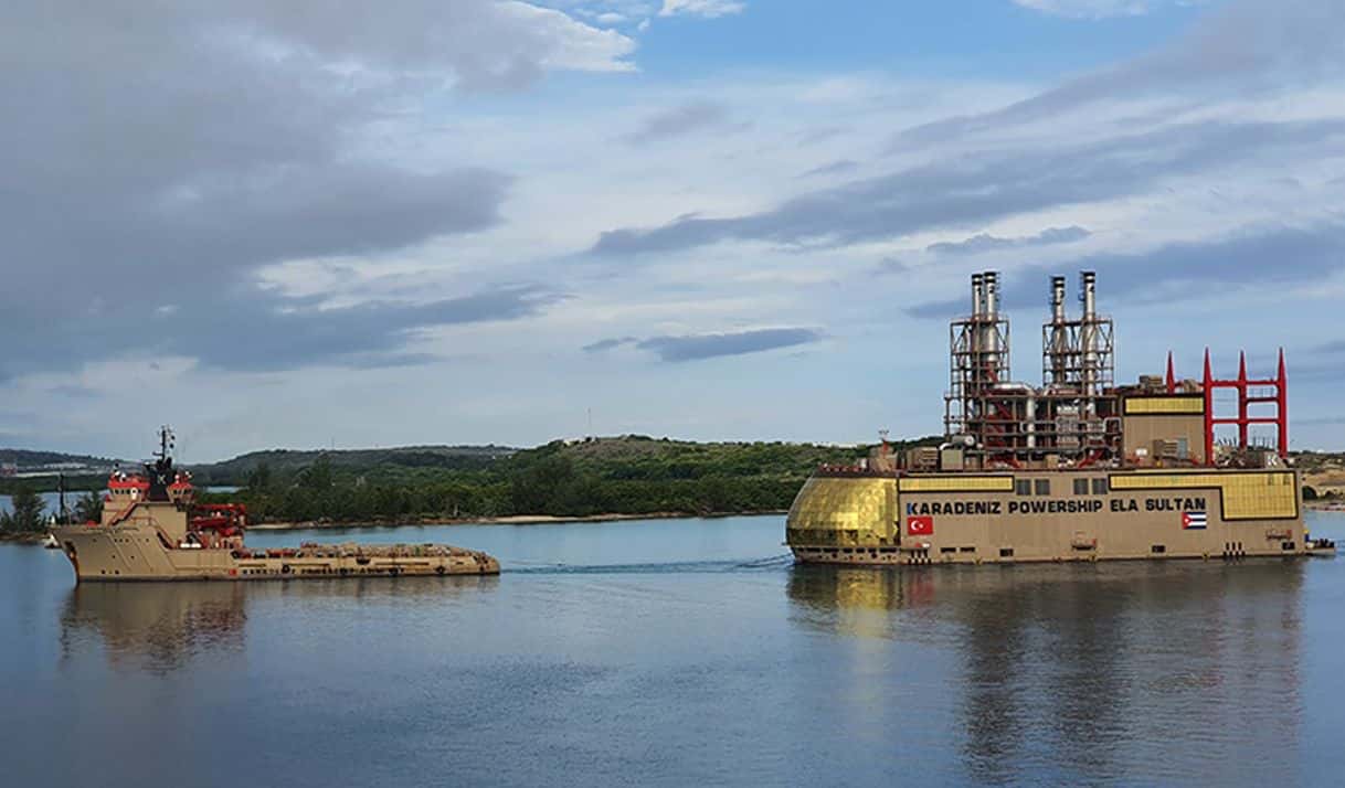 Centrales flotantes turcas en Cuba, otro asunto «estratégico» del que poco se sabe