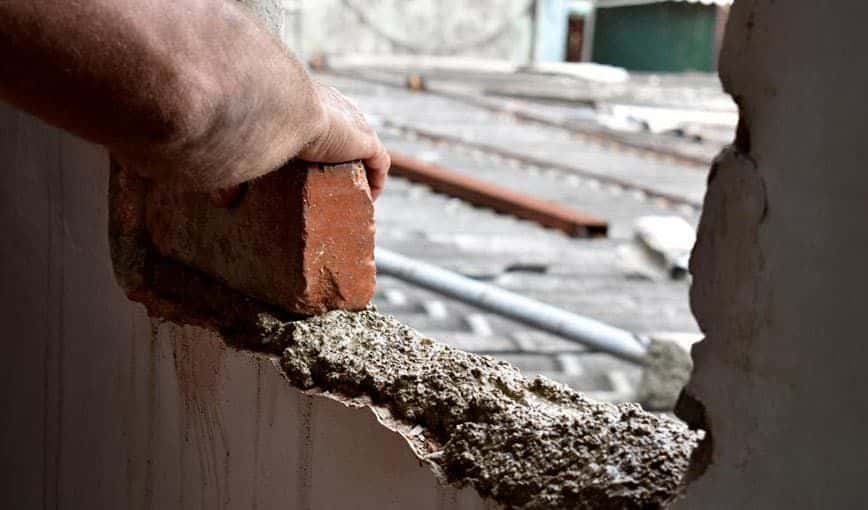 Construcción en Cuba. Foto de la autora.