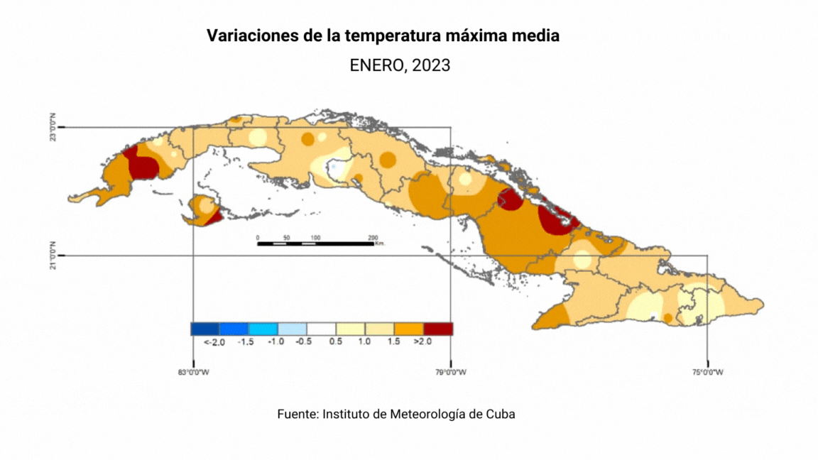 CUBA BAJO EL FUEGO DE UN CALOR ASFIXIANTE