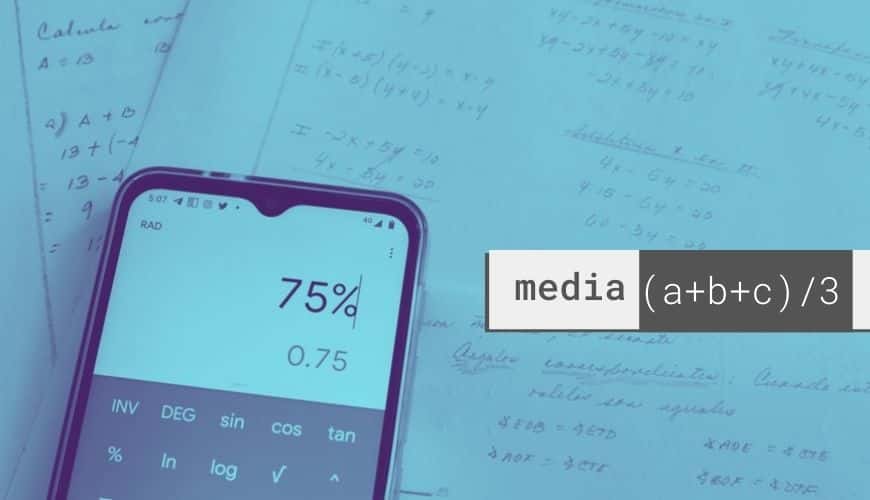 ¿Cómo calcular la media?