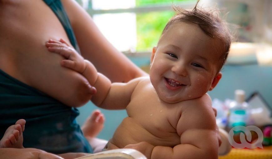 Madre cubana, lactancia materna, bebé feliz, leche, alimentación. Foto: Jorge Ricardo.