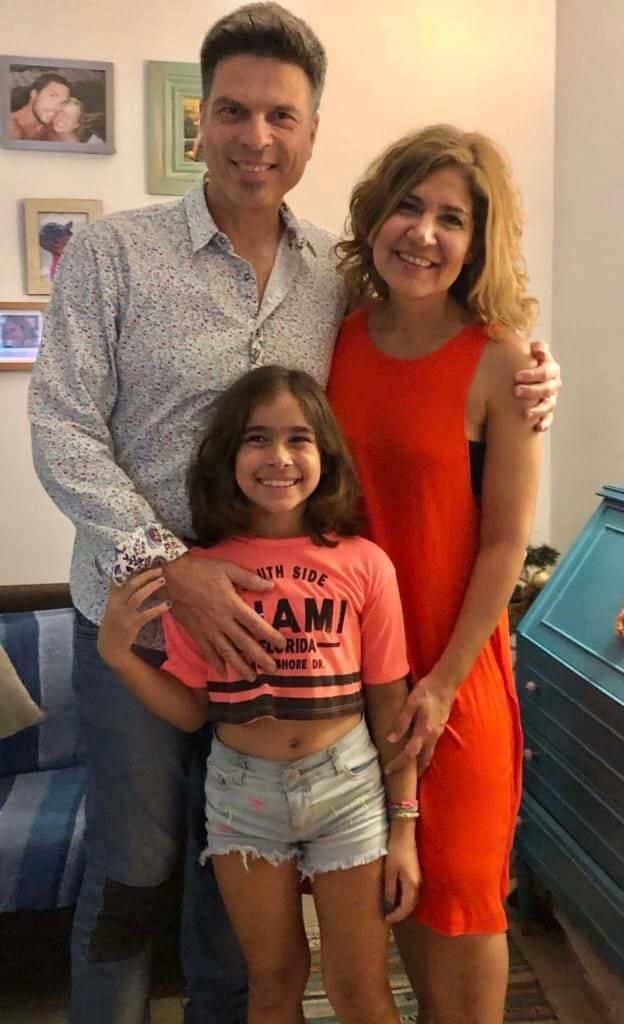 Juan, Maica y Bianca.