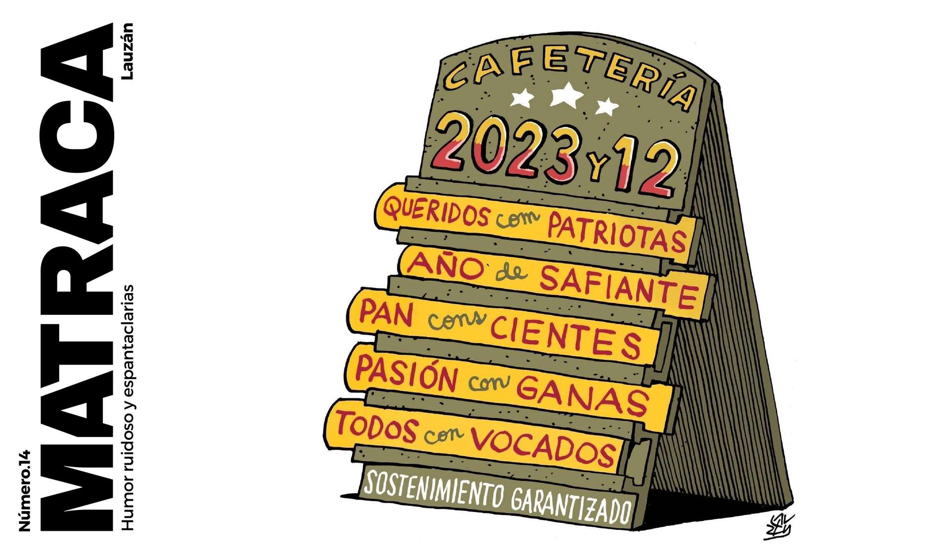 ilustración dibujo tabla menú