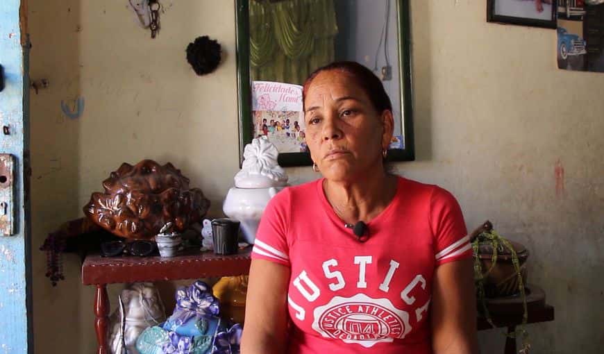 El hijo de Migdalia fue condenado a 15 años de cárcel, y ni siquiera participó en las protestas. 