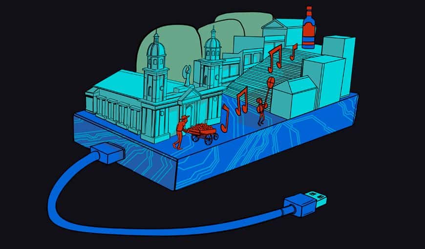 Santiago de Cuba: la ciudad clandestina del disco duro