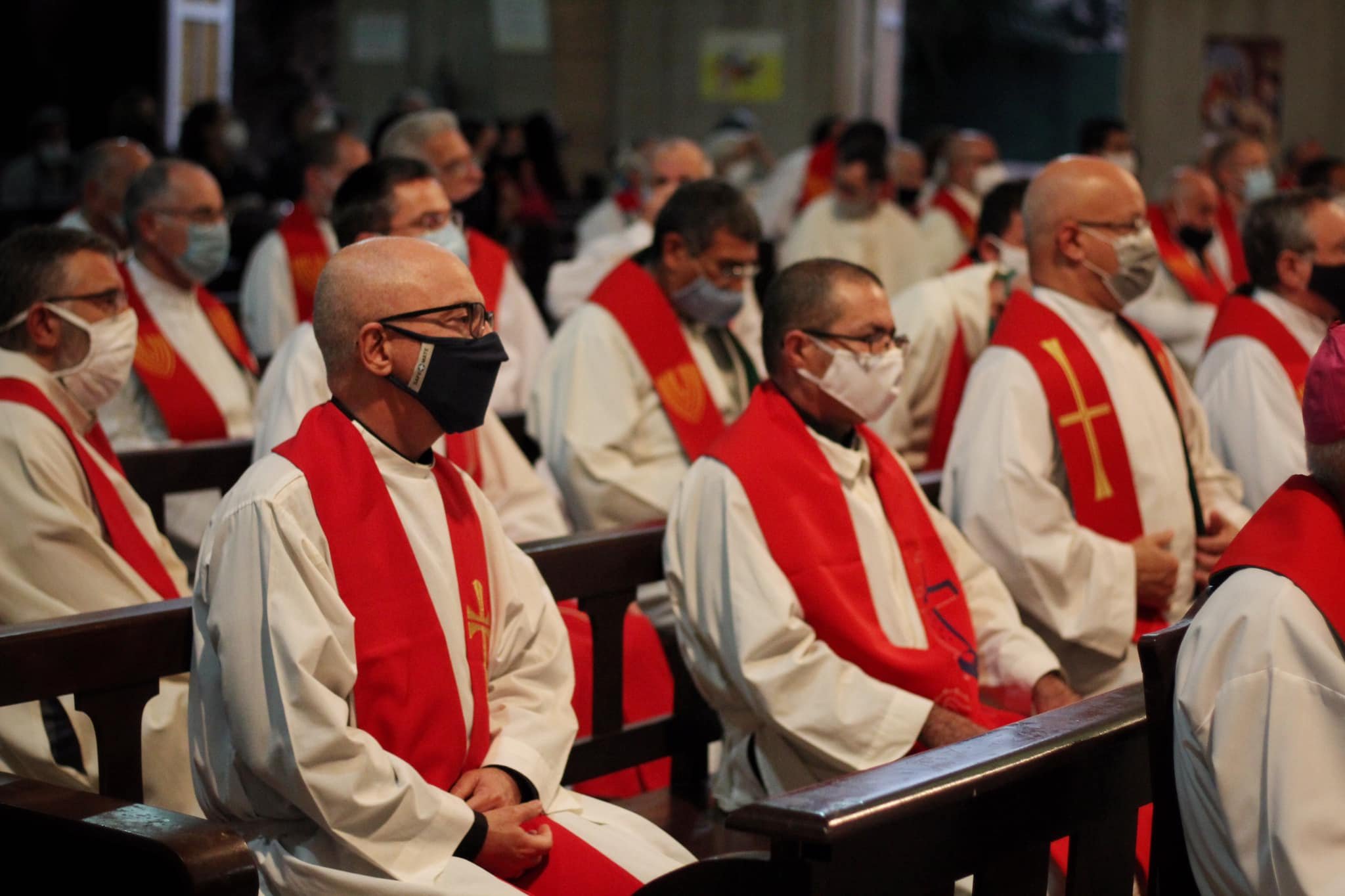 Sacerdotes, iglesia, Cuba. Foto: Pastoral Juvenil de La Habana en Facebook.