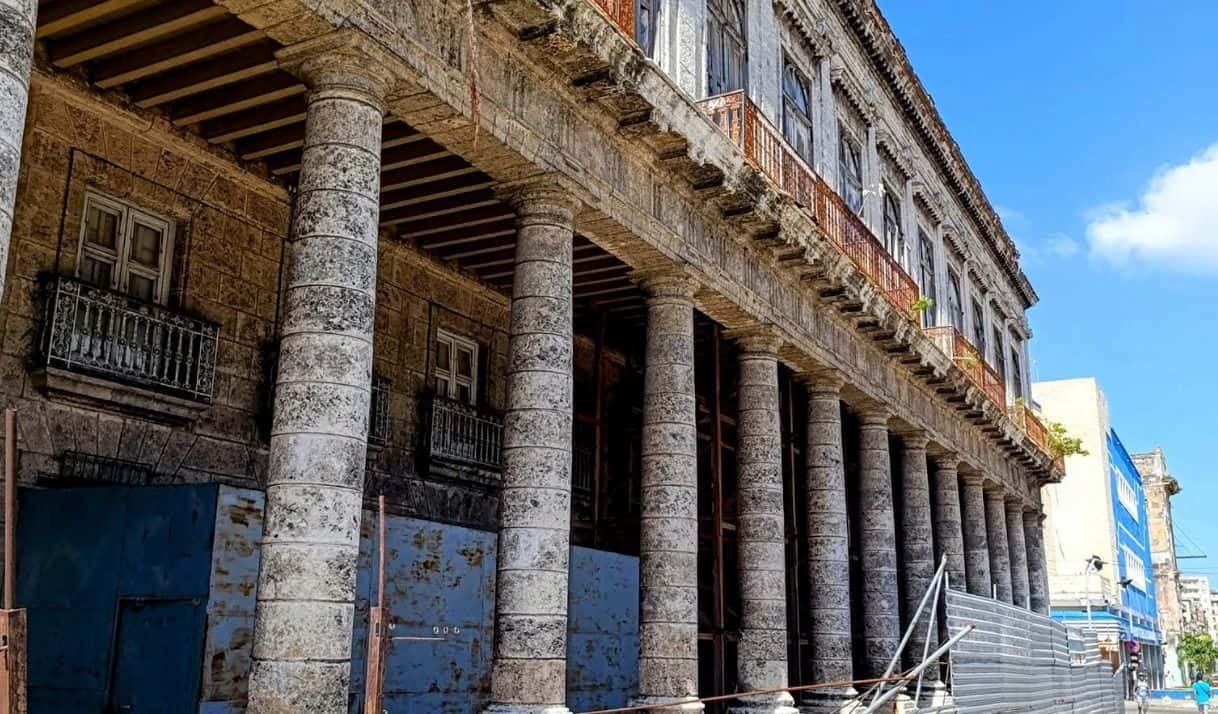 Palacio de Aldama, noviembre de 2024. Foto de referencia tomada del grupo de Facebook Fotos de La Habana.