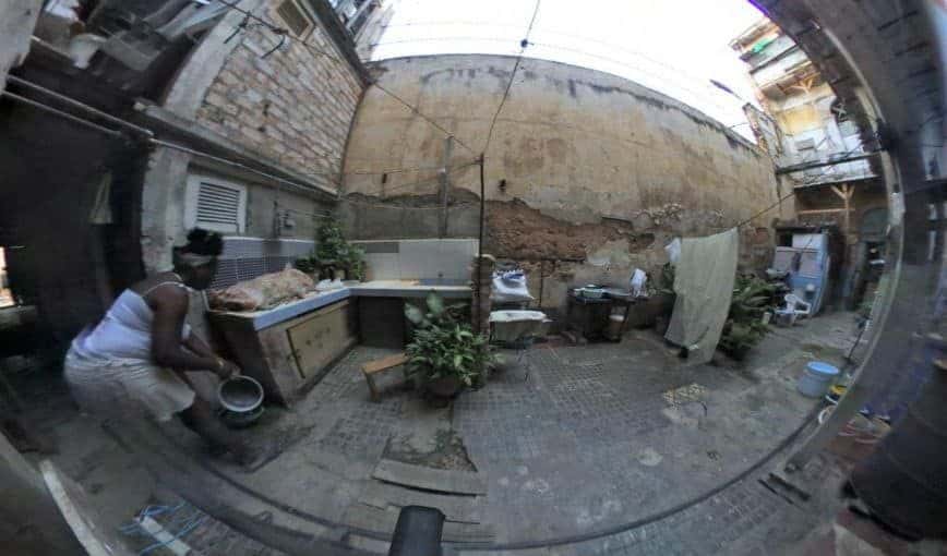 Vive en 360 grados un edificio cubano con peligro de derrumbe