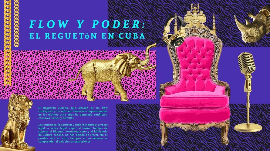 Portada de nuestro nuevo Especial "Flow y Poder: el reguetón en Cuba".