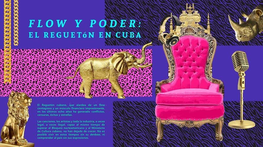 Portada de nuestro nuevo Especial “Flow y Poder: el reguetón en Cuba”.