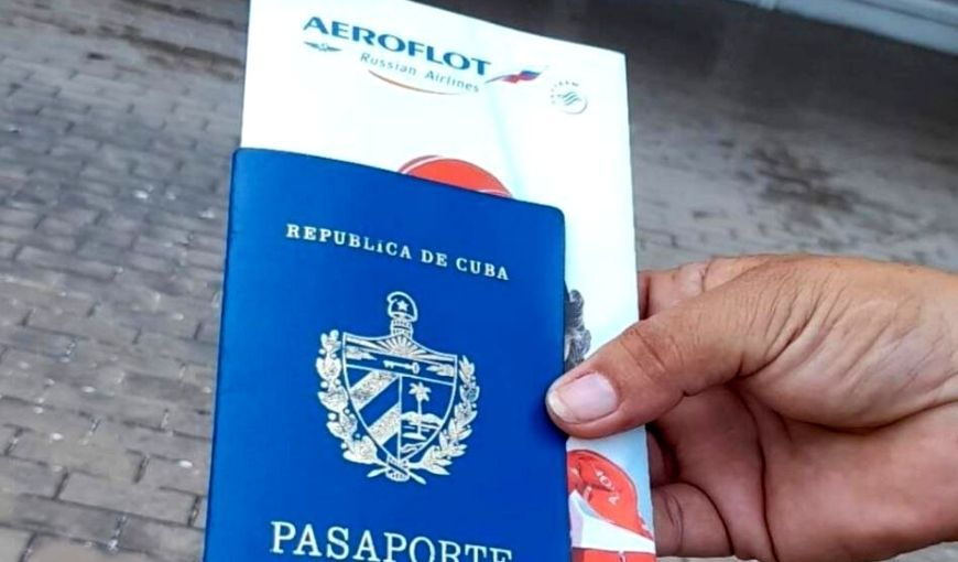 Pasaporte cubano, viajes a Rusia, trabajo, negocios, estafa. Foto: Facebook.