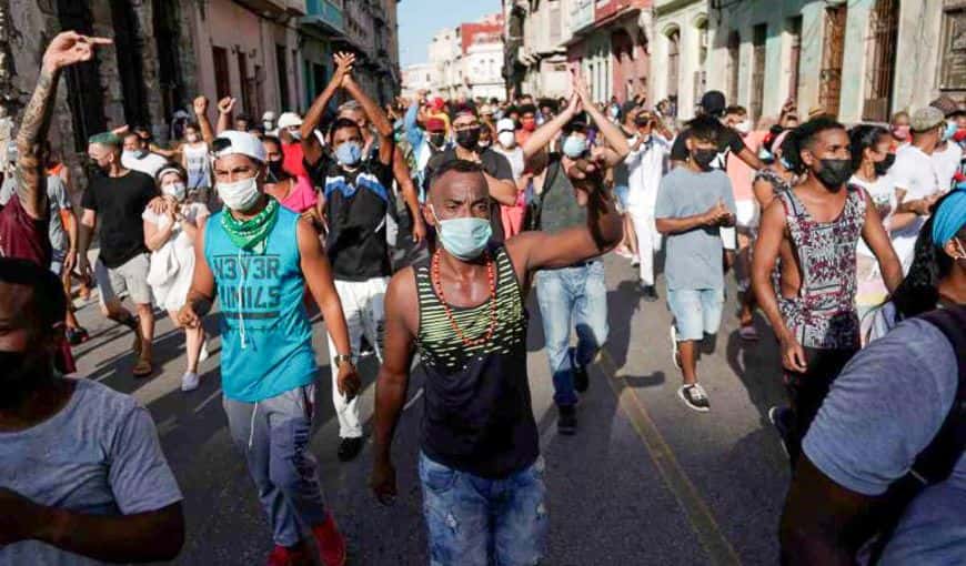 Protestas en Cuba / Foto: Reuters