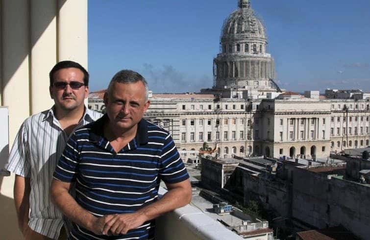 Roberto Veiga González y Lenier González Mederos, directores de Cuba Posible / Fuente: OnCuba