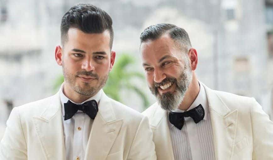 Jorge y Lázaro celebraron su boda en Cuba. Foto: Aire de Fiesta Cuba