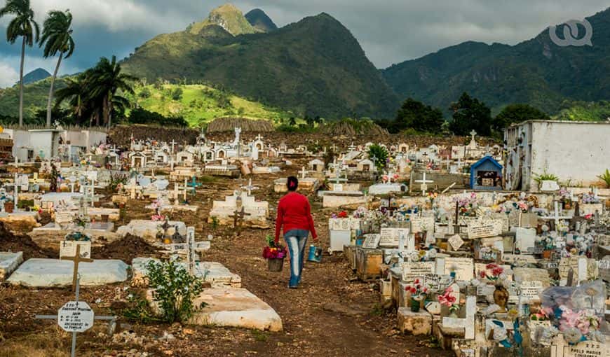 Cementerio en Banao, Sancti Spiritus. Foto: Alain Gutiérrez. 