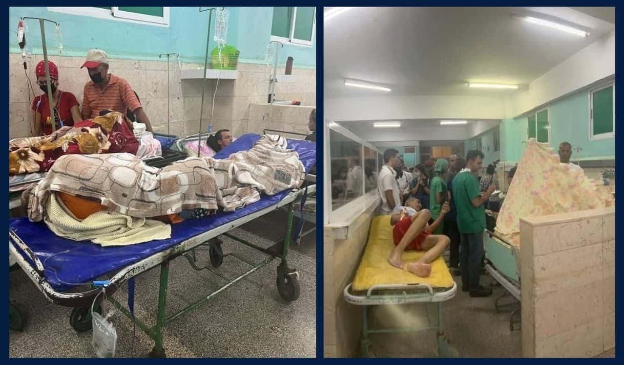 Pacientes en hospital cubano. Fotos: Salud de Bayamo/Facebook. 