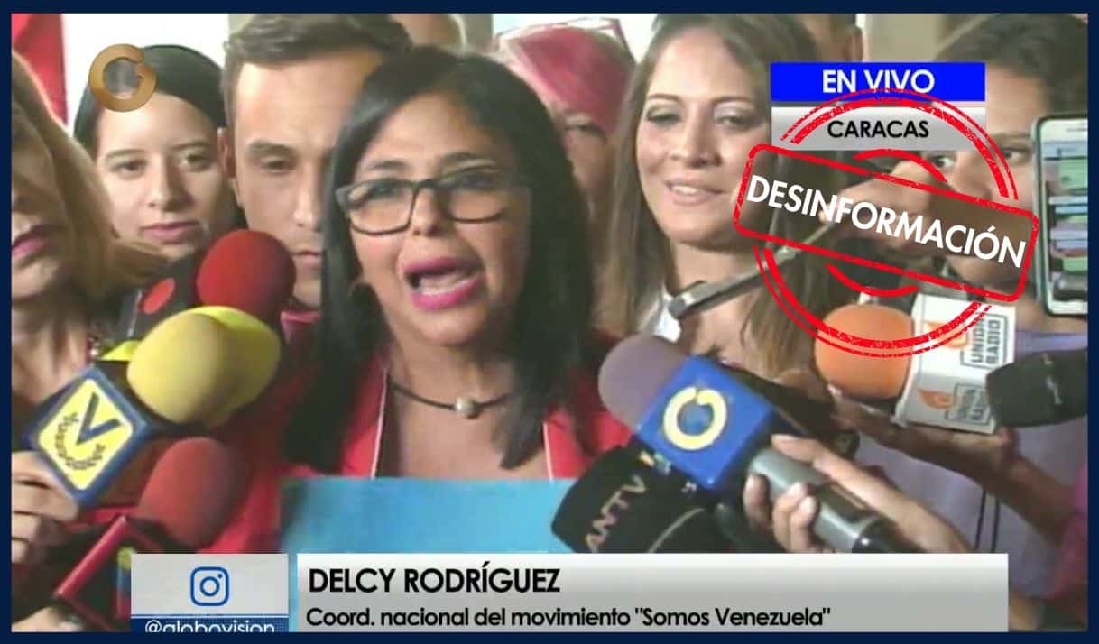 No, Delcy Rodríguez no renunció al Partido Socialista de Venezuela en 2026: el video viral está fuera de contexto