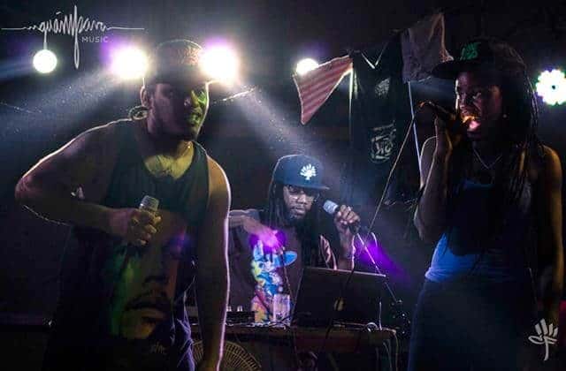 Duo Golpe Seko en concierto Guampara / Foto Ained Martínez