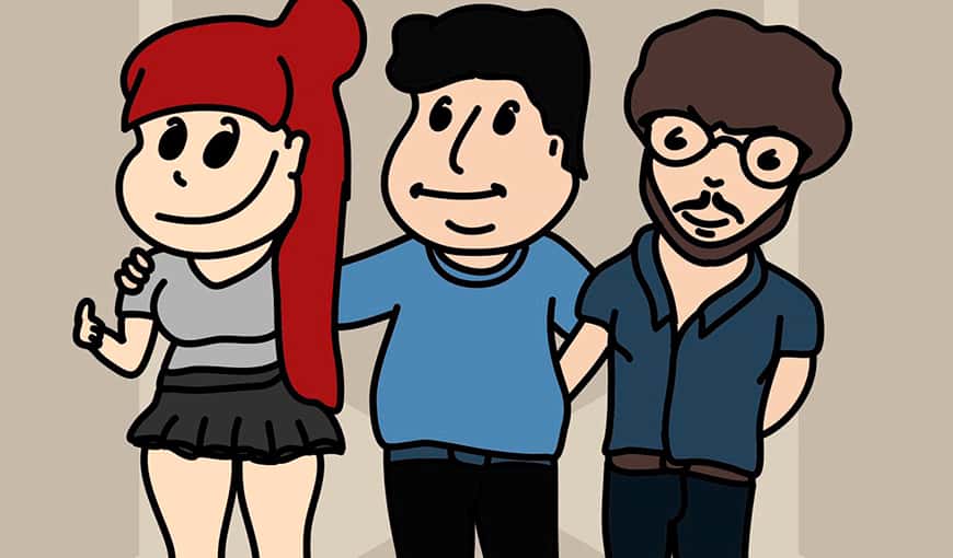 Ilustración: Betto Góngora. Imagen tomada del perfil en Twitter de El Enjambre