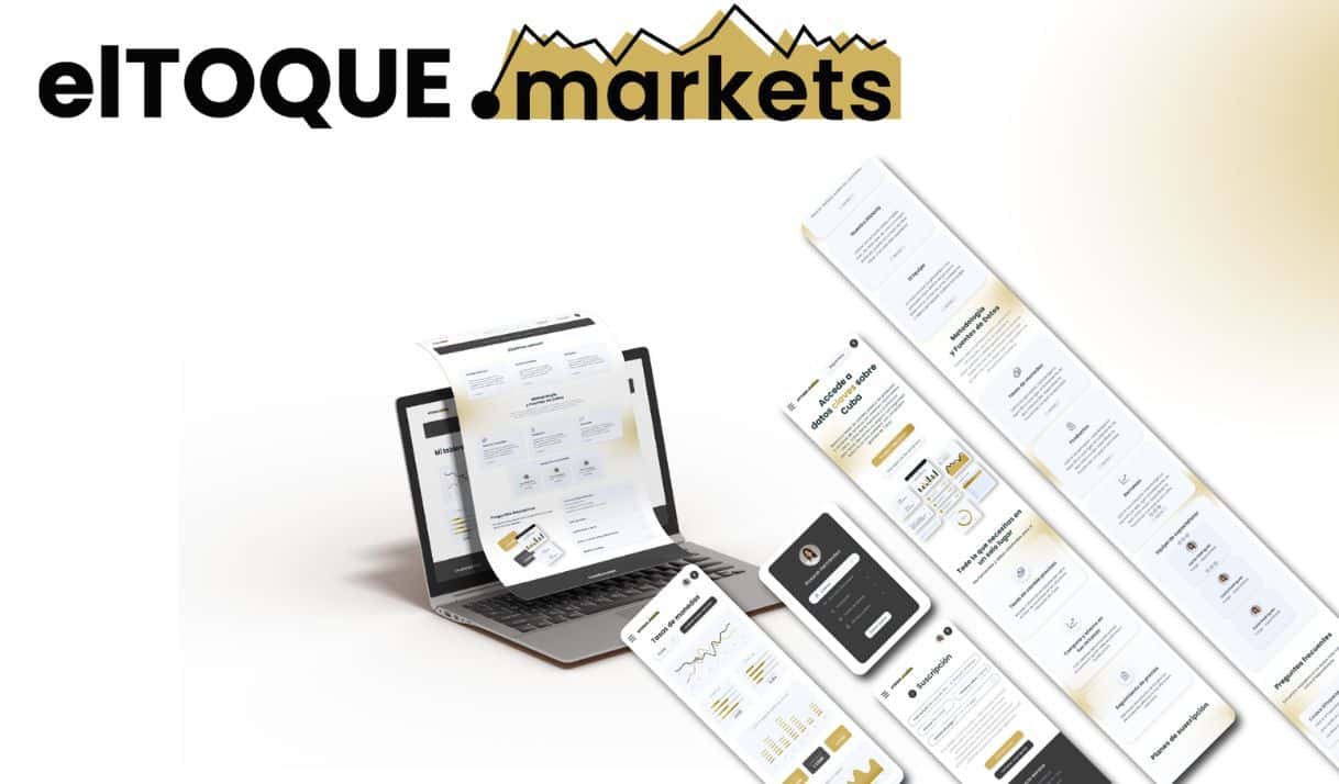 <i>elTOQUE Markets</i>: así funcionará la nueva plataforma de suscripción con datos de divisas, precios de alimentos y remesas en Cuba