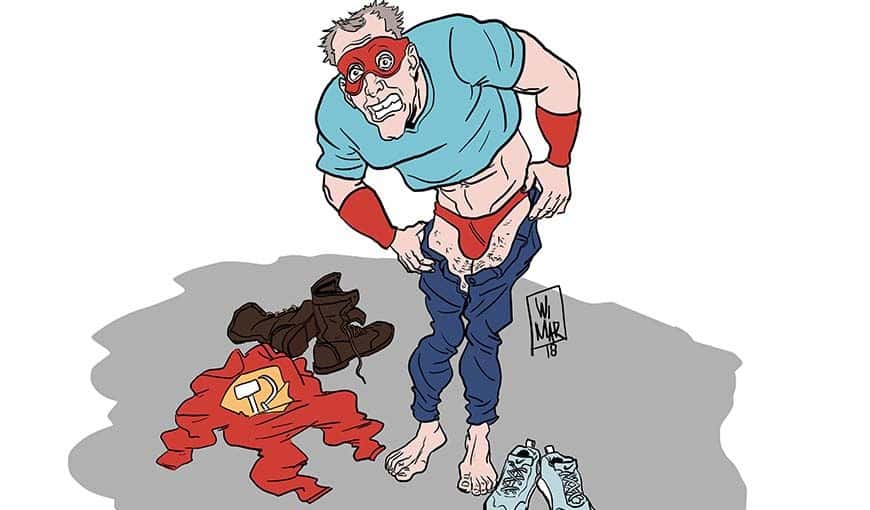 Sorprendido. Ilustración: Wimar