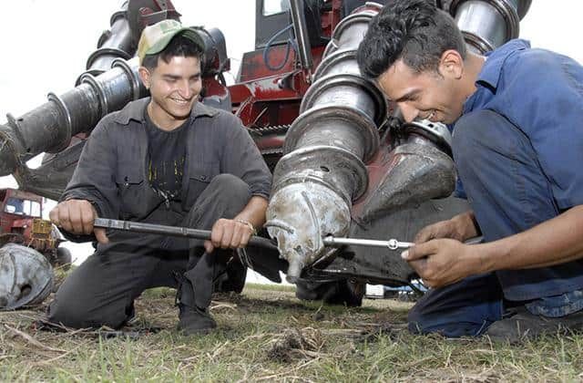 jóvenes campesinos