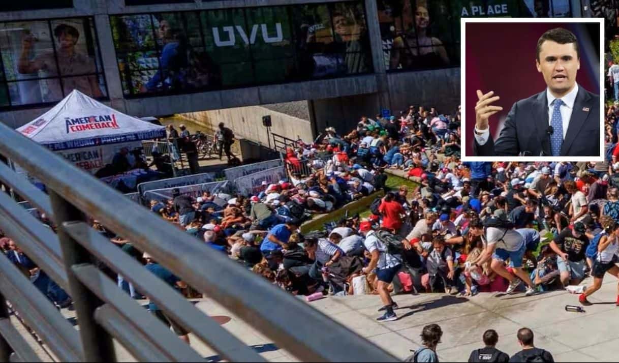 El comentarista y activista Charlie Kirk murió tras recibir un disparo en el cuello durante un acto en Utah.