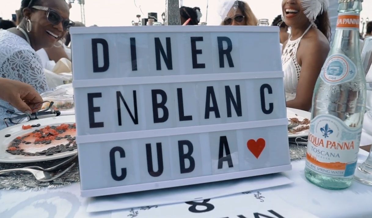 cartel le diner en blanc cuba