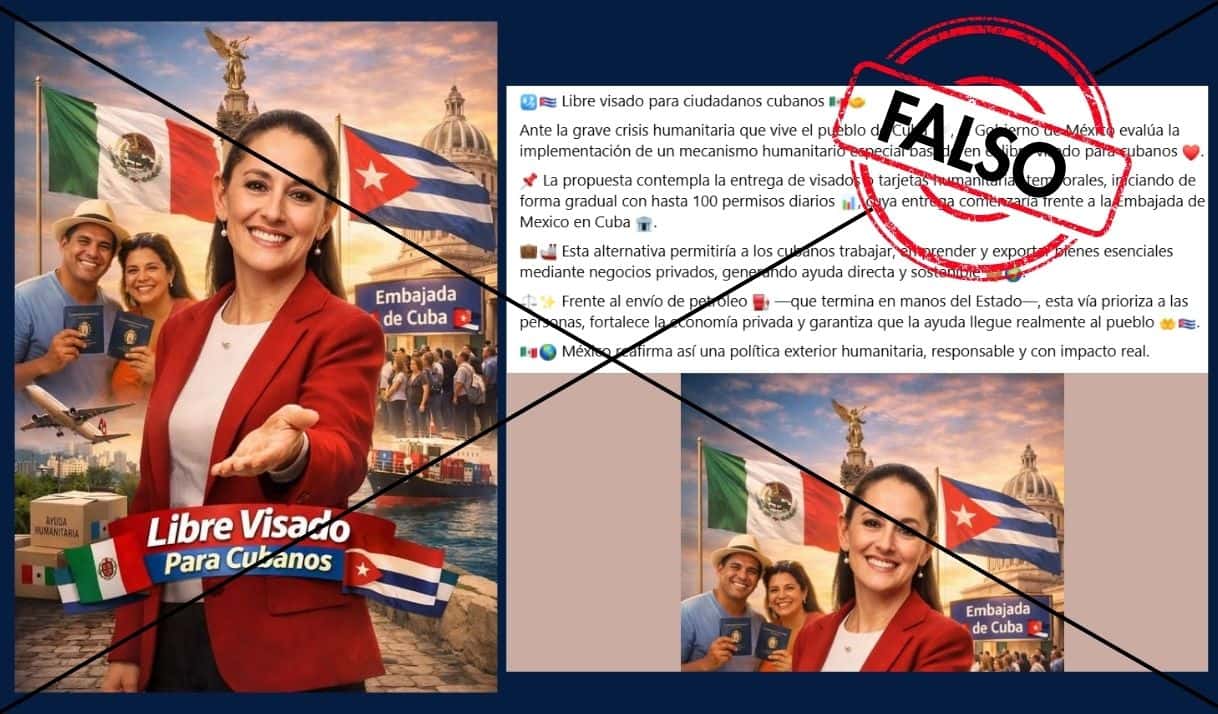 No, México no anunció un visado humanitario ni libre entrada para cubanos