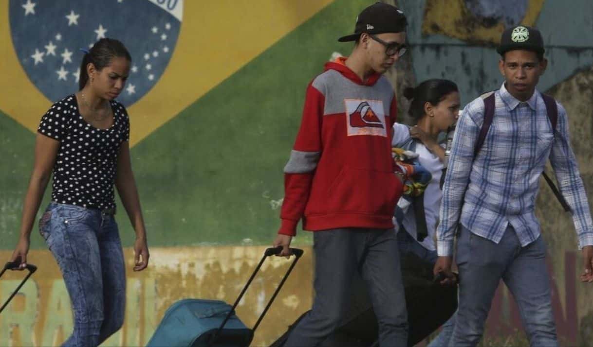 Migrantes en Brasil. Foto: AP/Imagen de referencia.  
