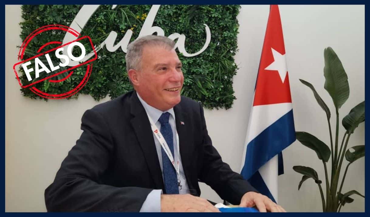  Juan Carlos García Granda, ministro de Turismo de Cuba. Foto: Archivo. 