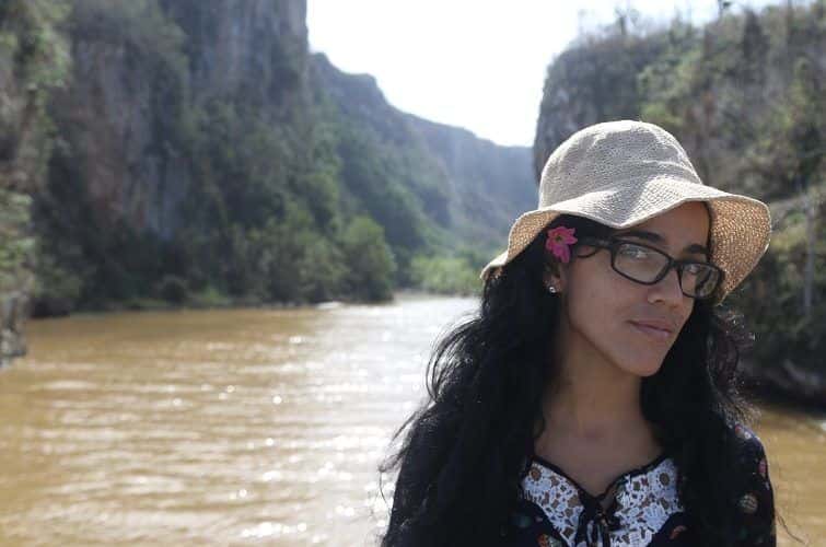 Mónica Baró Sánchez en Baracoa, momentos antes del primer interrogatorio / Foto: Ismario Rodríguez