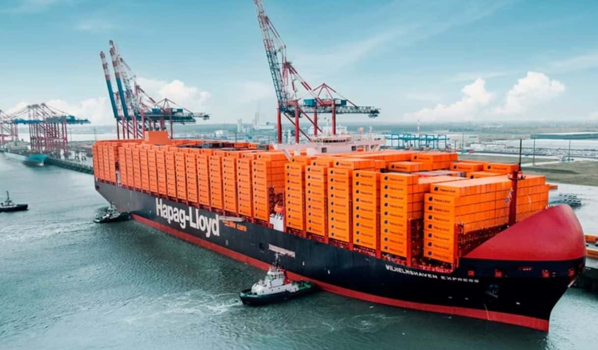 Los gigantes navieros CMA CGM y Hapag-Lloyd HLAG.DE anunciaron la suspensión de todas las reservas con origen y destino en Cuba hasta nuevo aviso. Foto: web/ Hapag-Lloyd. 