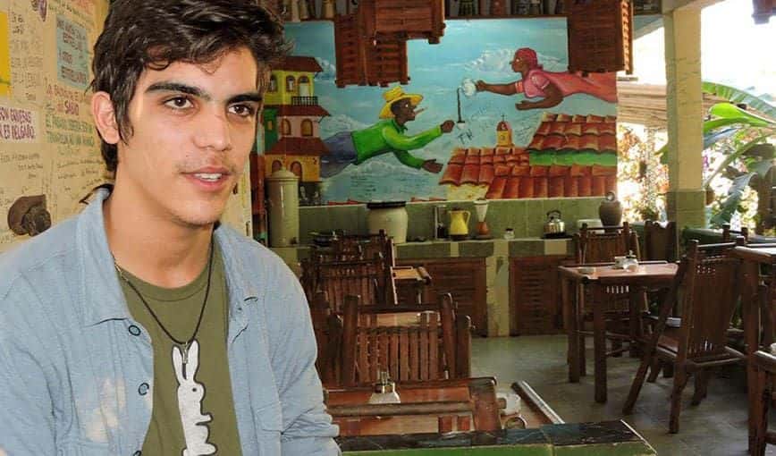 Luis Felipe es estudiante de la Academia Nacional de Bellas Artes San Alejandro. Foto del autor