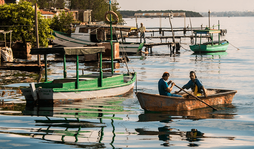 Comunidad de pescadores en Cienfuegos. Foto: Kyn Torres. (elToque)