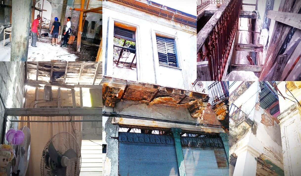 Denuncias ciudadanas de edificaciones en peligro de derrumbe