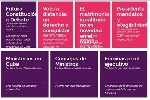 Varios medios autónomos han propuesto interesantes dosieres y aplicaciones para viabilizar el debate, como el enjundioso Postdata.<br />Foto: Tomado de www.postdata.club