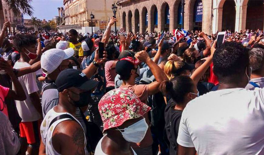 Protestas en Cuba / Foto: Diario de Cuba