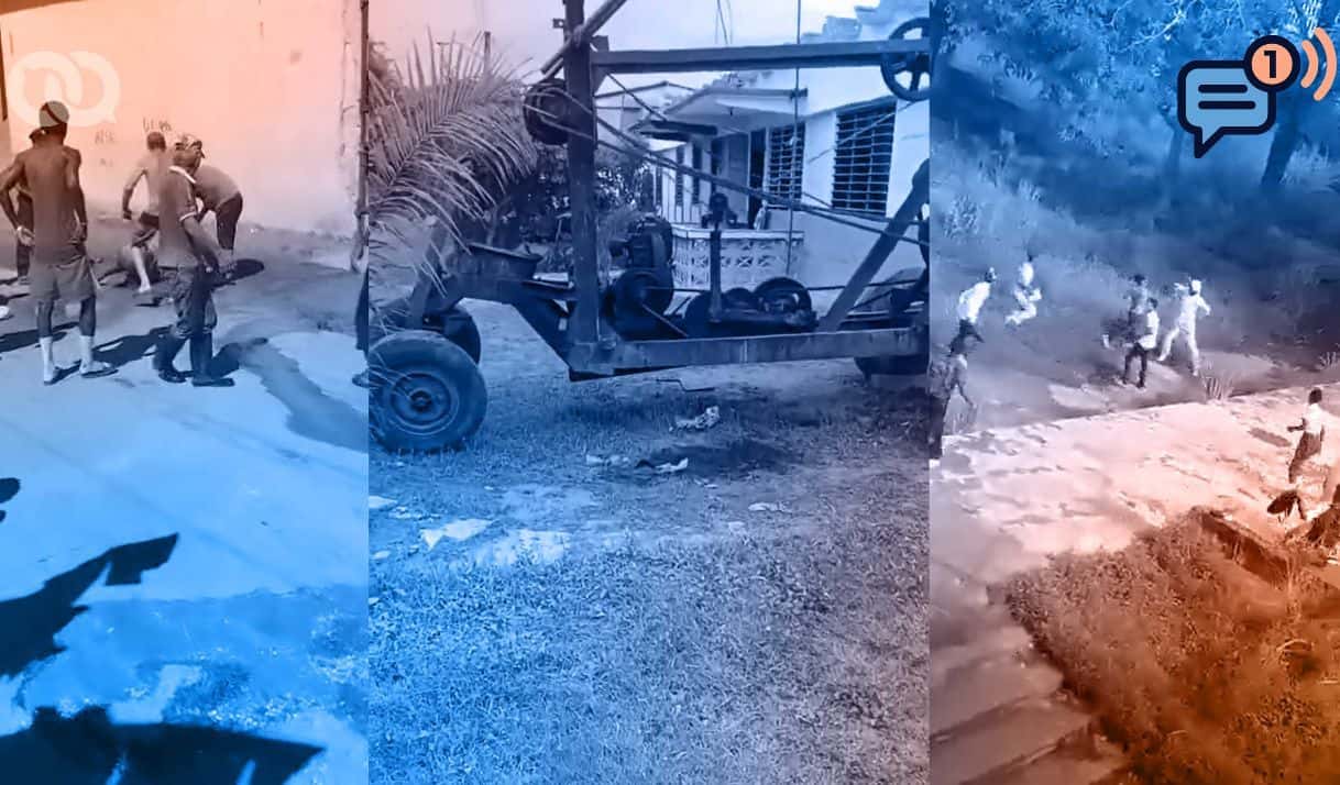 Cubanos filman altercado en un centro educativo