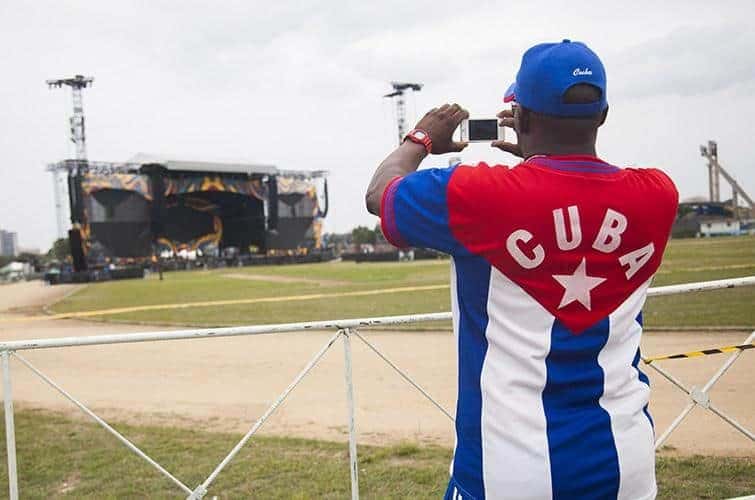 Desde días antes, La Habana se preparaba para un concierto de lujo. Foto: Claudio Pelaez Sordo